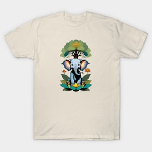 Ganesh and the tree of life T-Shirt